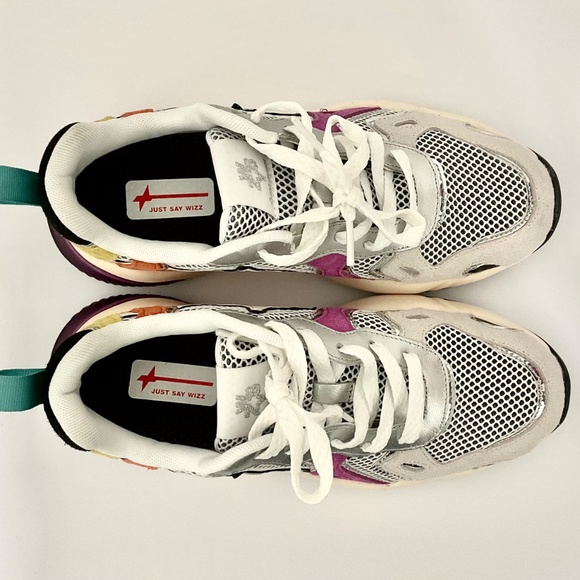 New W6YZ Sarah Mesh and Suede Women"s Lace-Up Sneakers Fits Size 7 - Picture 9 of 14